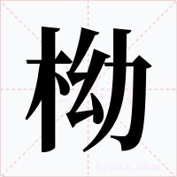 柪