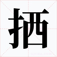 拪
