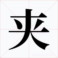 夾