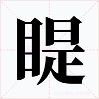 睼